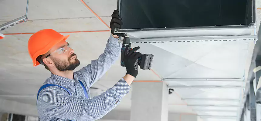 Roof Cap & Exterior Hood Lint Buildup Removal – Burke